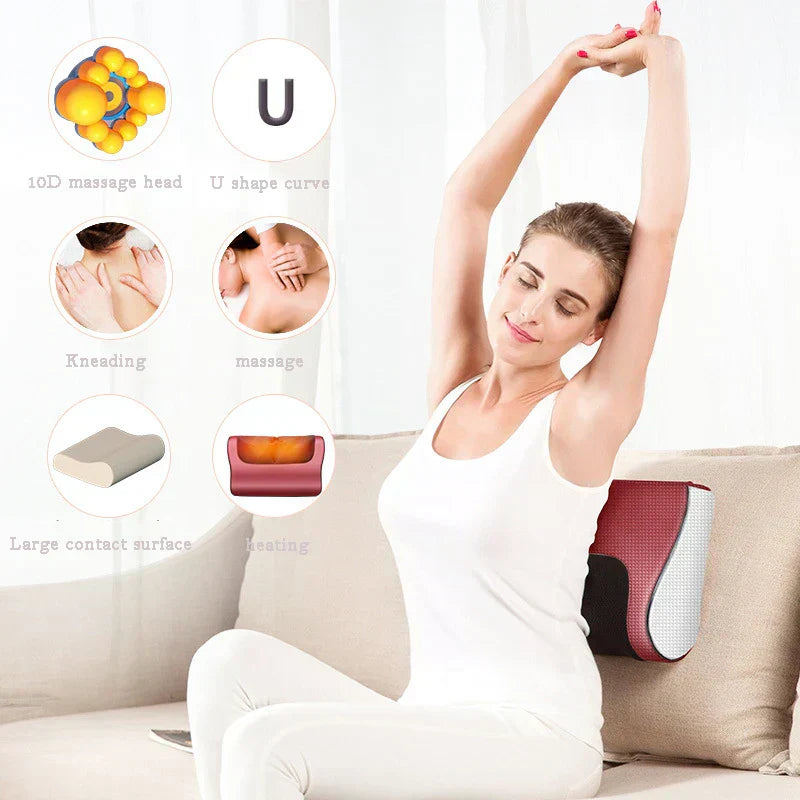 ʟᴜᴍɪɴᴇʏᴀ ™ Red Pillow Massager – جهاز تدليك الوسادة الحمراء