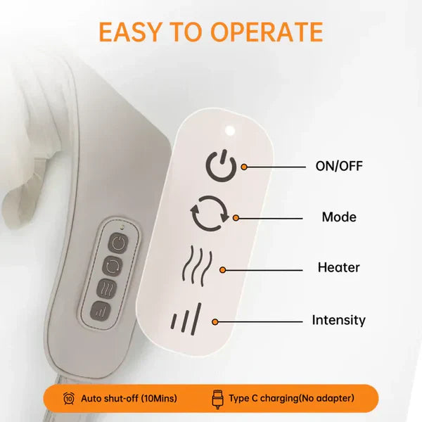 ʟᴜᴍɪɴᴇʏᴀ ™ Kneading Massager (Shoulder and Neck) – مدلك عجن للكتف والرقبة