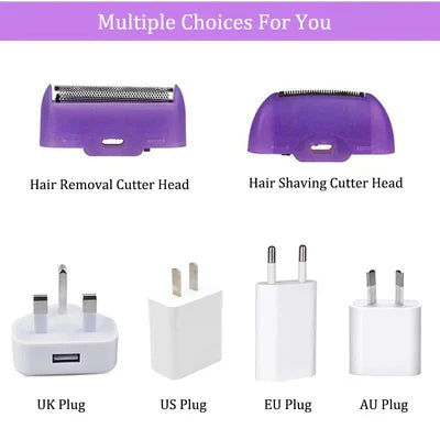 ʟᴜᴍɪɴᴇʏᴀ ™Purple Epilator – آلة إزالة الشعر البنفسجية